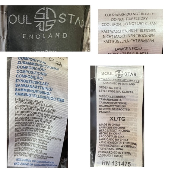 SoulStar England Grey Trackies Pants
Men's Size XL - Picture 5 of 7